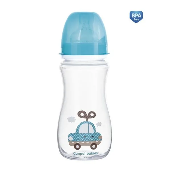 CANPOL BABIES Exotic Animals Anti-colic flašica 300ml plava