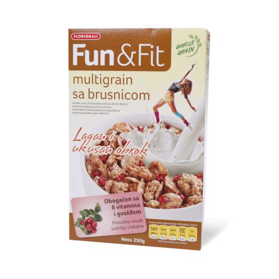 Cerealija FUN&FIT multigrain i brusnica 250g