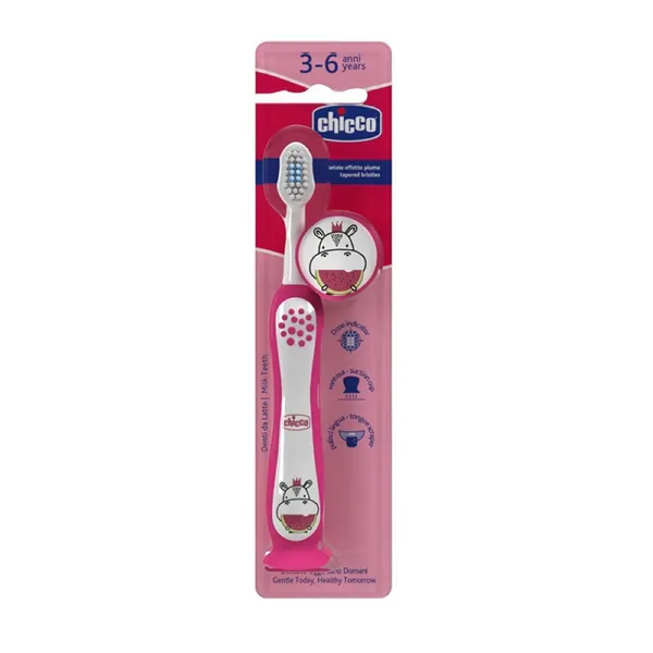 Četkica za zube CHICCO dečija hippo 3-6g 1kom