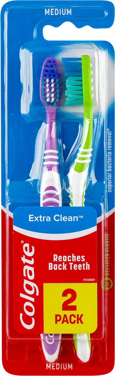 Četkica za zube COLGATE Extra clean 1+1 gratis