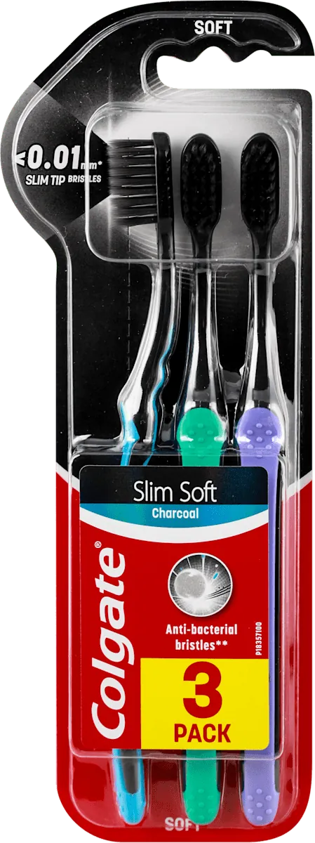 Četkica za zube COLGATE Slim Soft Charcoal 3/1