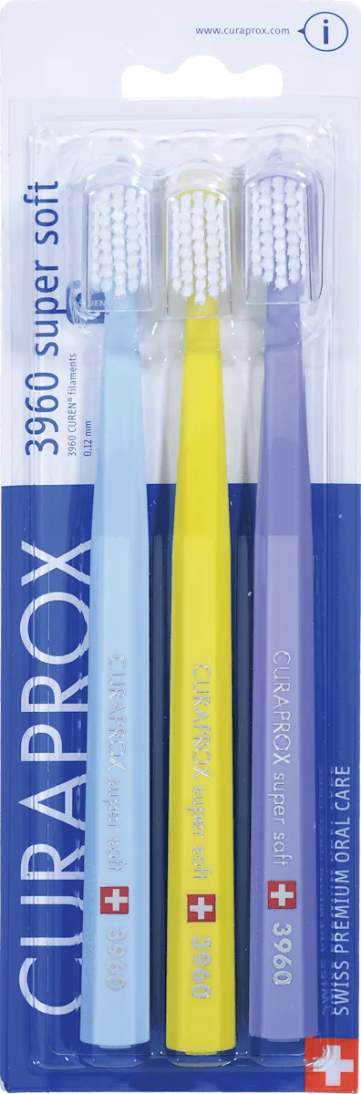 Četkica za zube CURAPROX CS 3960/3 supersoft 2+1