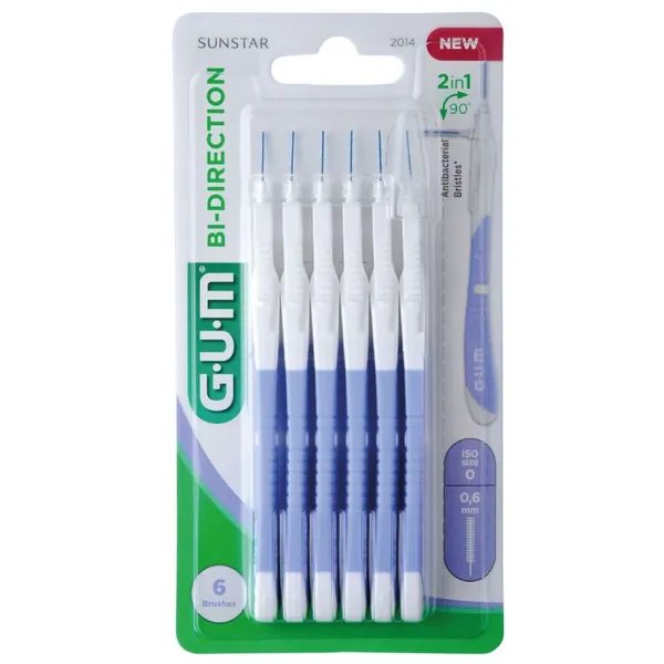 Četkica za zube GUM ISO 2 Bi direction interdentalna četkica 6kom