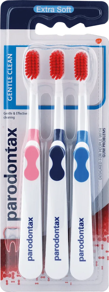 Četkica za zube PARADONTAX Gentle clean 3kom