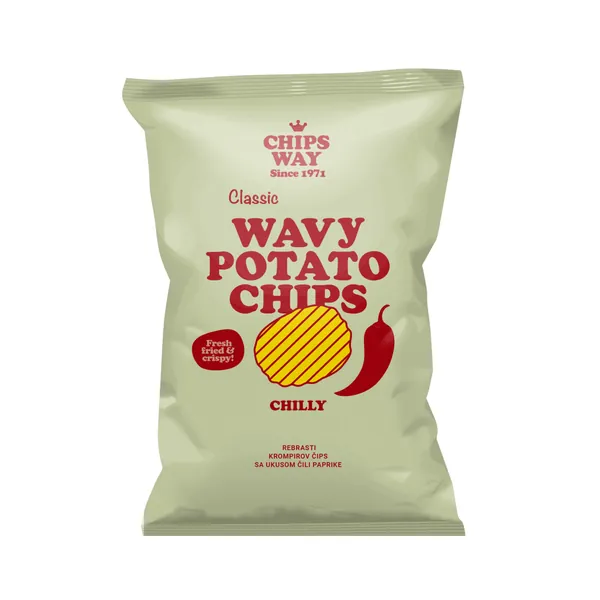 Čips ČAČANSKI Chilli 150g