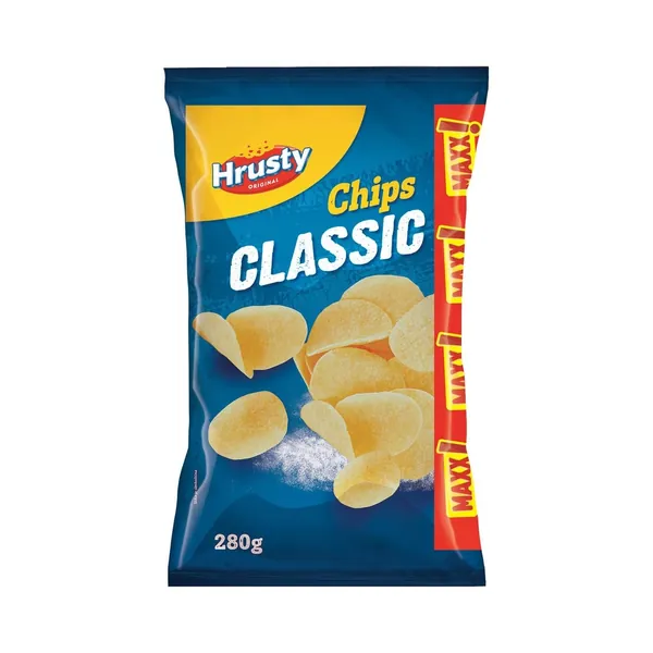 Čips HRUSTY maxx classic 280g