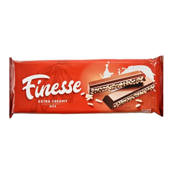 Čokolada FINESSE mlečna sa rižom 200g