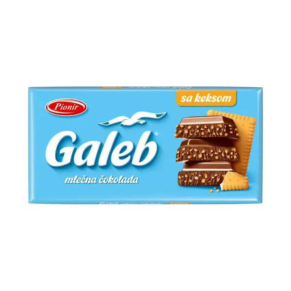 Čokolada GALEB sa keksom 90g