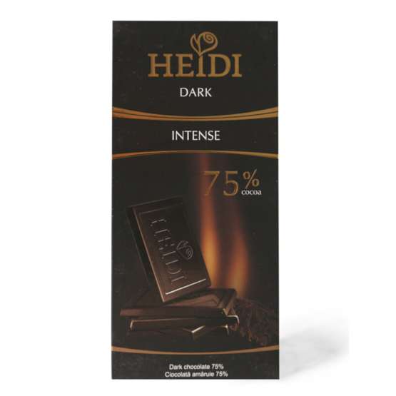 Čokolada HEIDI crna 75% kakao  80g