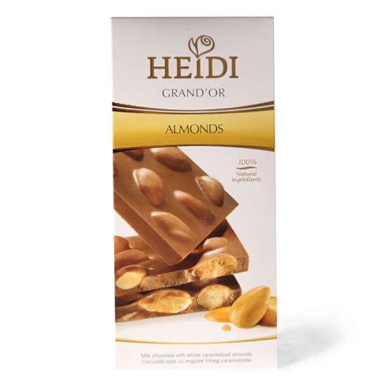 Čokolada HEIDI Grand'Or badem 100g