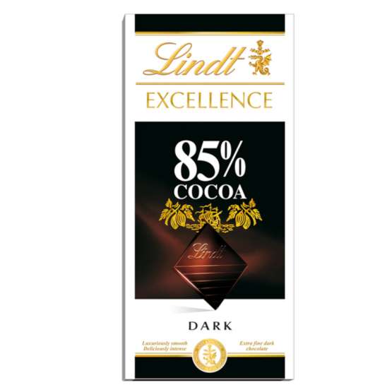 Čokolada LINDT Excellence crna 85% kakao 100g
