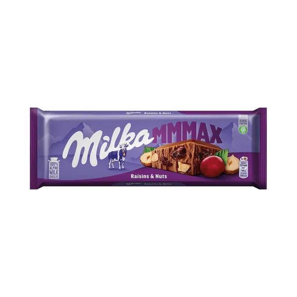 Čokolada MILKA Raisin&Nuts 270g