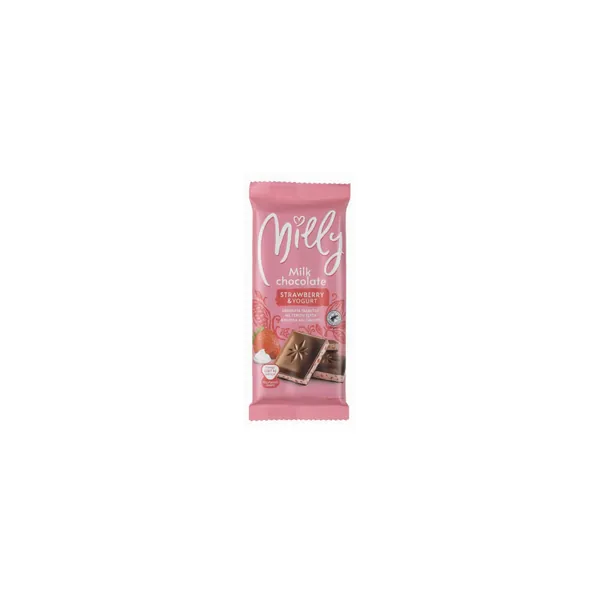 Čokolada MILLY jagoda i jogurt 100g
