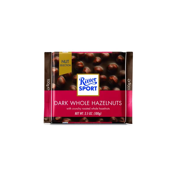 Čokolada RITTER SPORT dark whole hazelnuts 100g