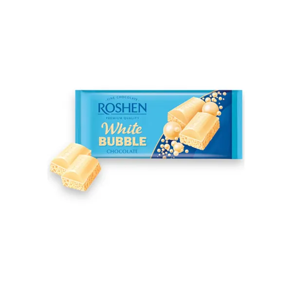 Čokolada ROSHEN bela bubble 80g