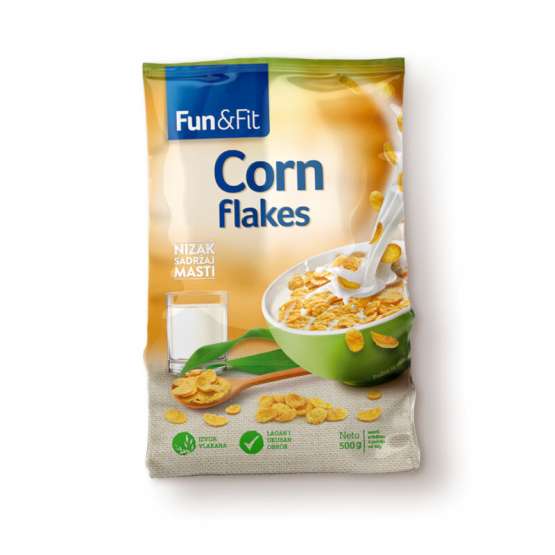 Corn flakes FUN&FIT 500g