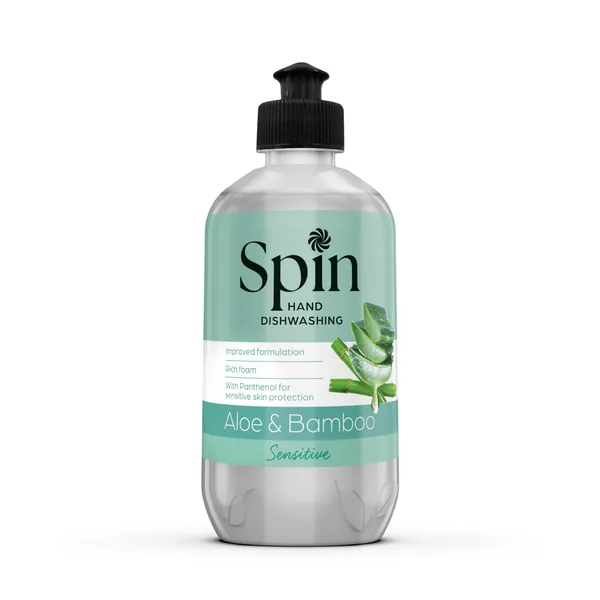 Det.za ruč.pr.sud SPIN aloe & bamboo 500ml