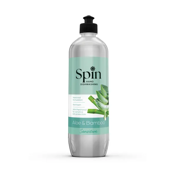 Det.za ruč.pr.sud SPIN aloe & bamboo 800ml