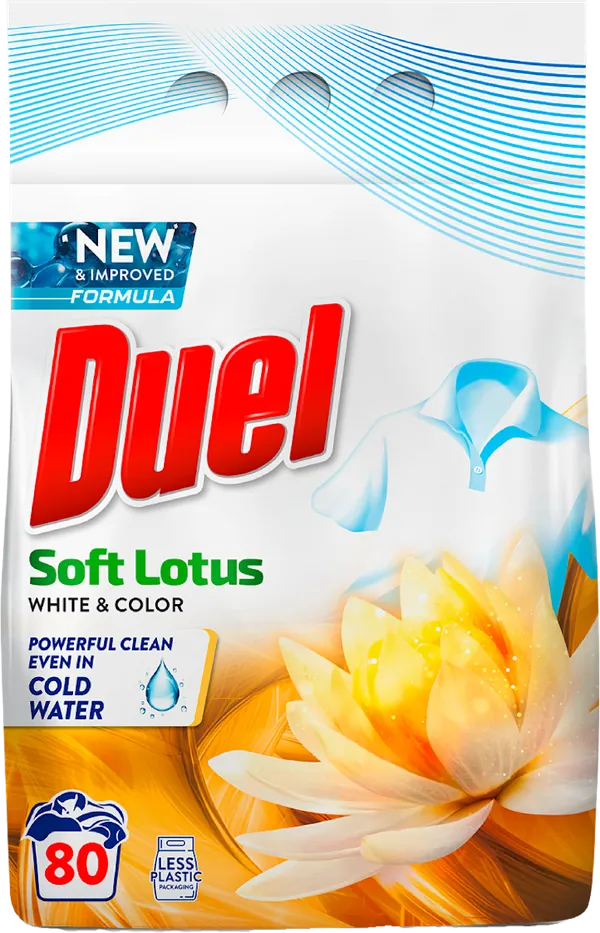 Deterdžent za pranje veša DUEL soft lotus 80 pranja (7,2kg)