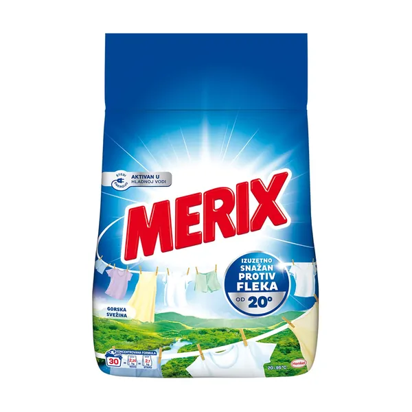 Deterdžent za pranje veša MERIX gorska svežina 30 pranja (2,25kg)