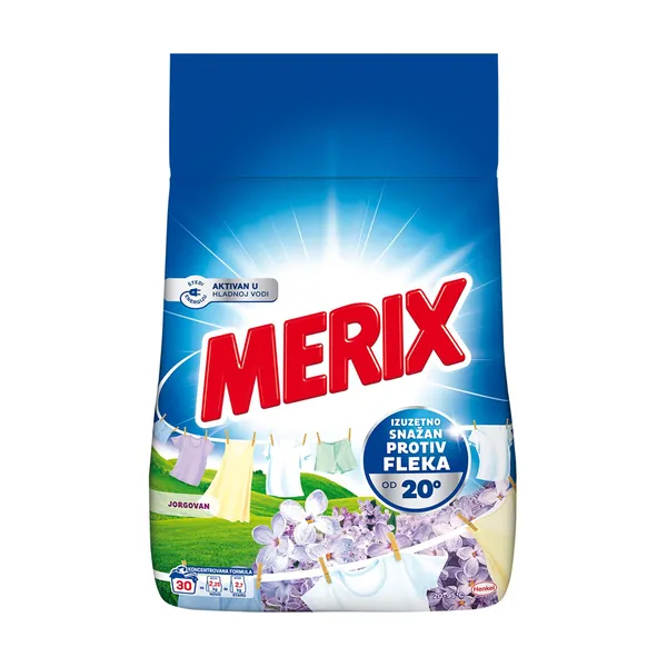 Deterdžent za pranje veša MERIX jorgovan 30 pranja (2,25kg)