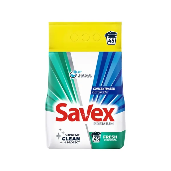 Deterdžent za pranje veša SAVEX Fresh 45 pranja (3,6kg)