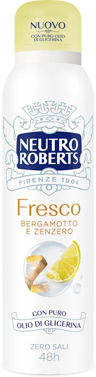Dezodorans NEUTRO ROBERTS fresco bergamot&ginger u spreju 150ml