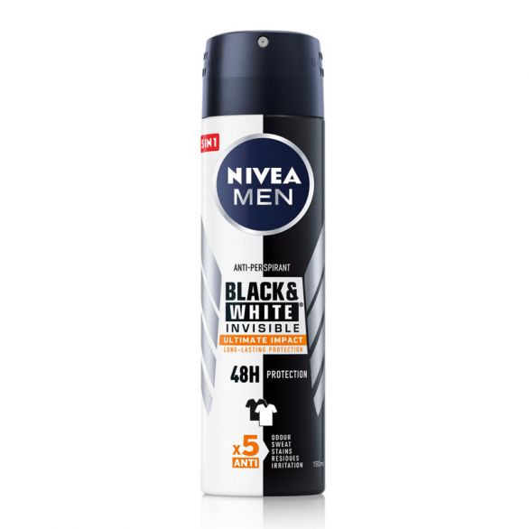 Dezodorans NIVEA MEN Black & White ultimate impact antiperspirant 150ml