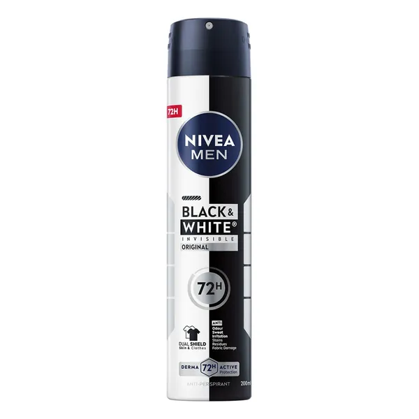 Dezodorans za muškarce NIVEA MEN Black & white men 200ml