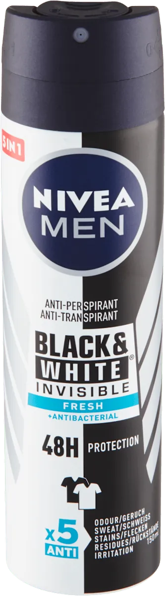 Dezodoransi NIVEA men b&w muški dezodorans u spreju 200ml