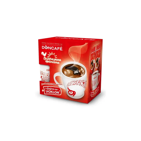 Domaća kafa DONCAFE Džezverska 2x200g + šolja