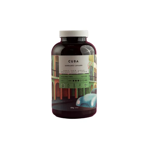 Domaća kafa KAFETERIJA Cuba Serrano Lavado u zrnu 250g