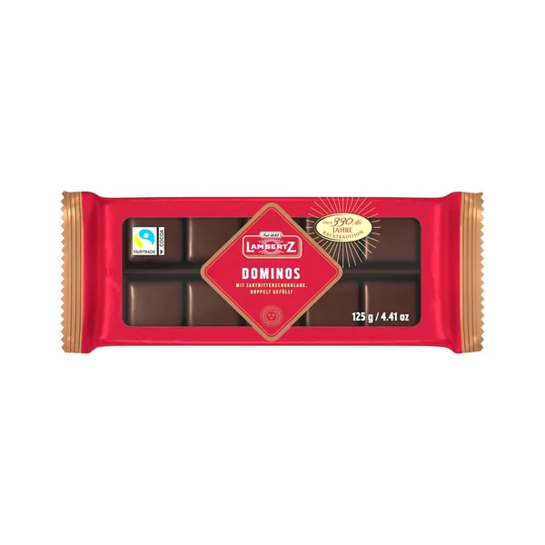 Dominos LAMBERTZ u crnoj čokoladi 125g