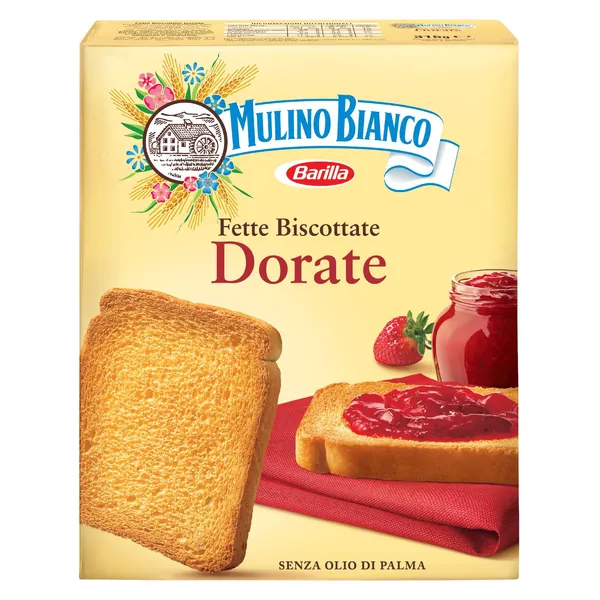 Dvopek BARILLA Mulino bianco fetter dorate 315g
