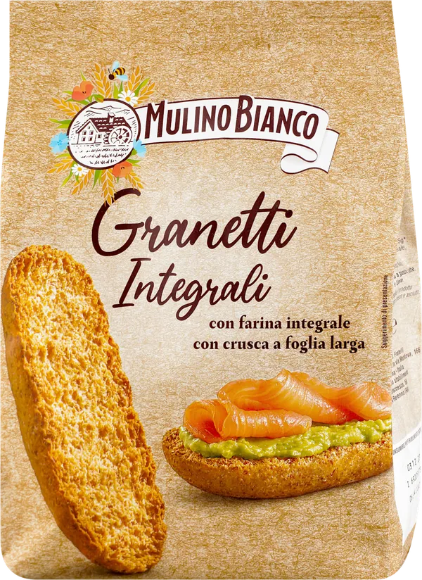Dvopek MULINO BIANCO Granetti integralni 280g