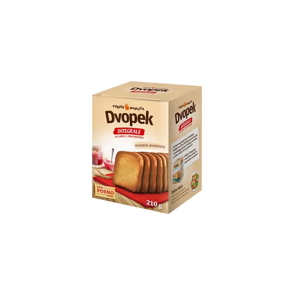 Dvopek TVOJIH 5 MINUTA integralni 210g