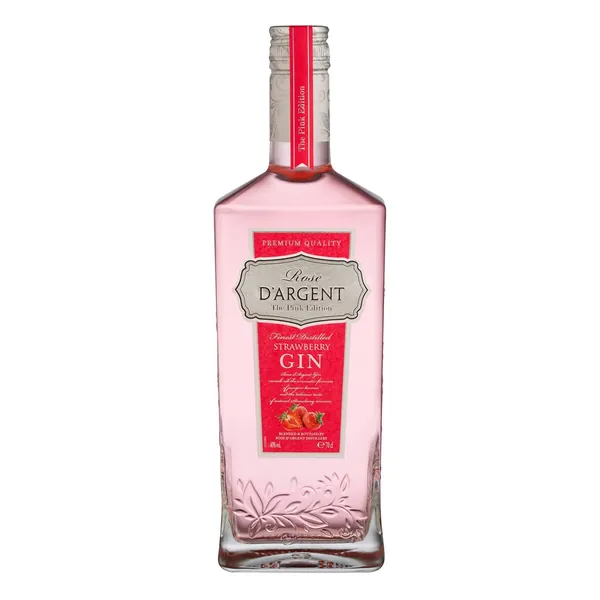 Džin D'ARGENT Rose pink 0,7l