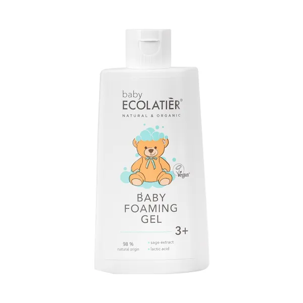 ECOLATIER baby pena za kupanje 3+ 250ml