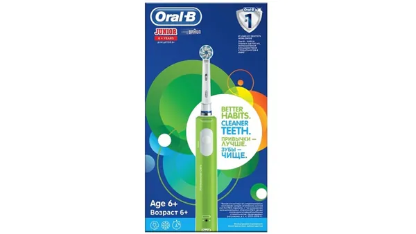 Elektrićna četkica za zube ORAL B Junior green 6+ godina 1kom