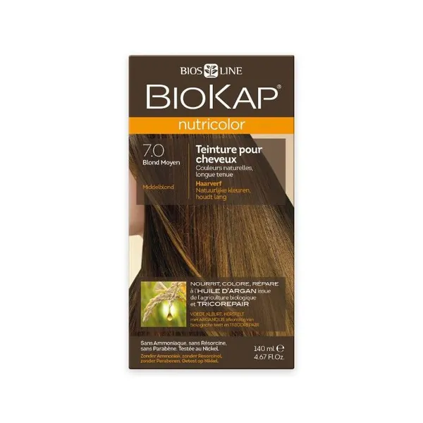Farba za kosu BIOKAP 7.0 Medium Blond
