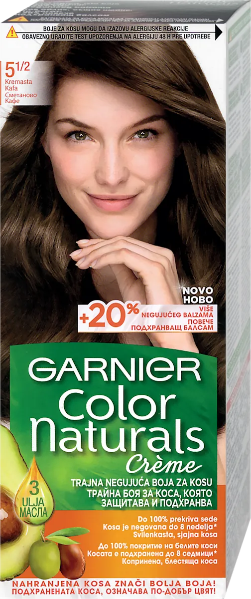 Farba za kosu GARNIER COLOR NATURALS Creme 5 1/2 Kremasta kafa