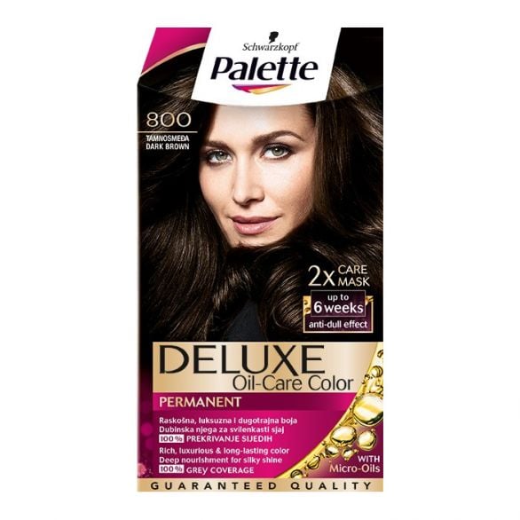 Farba za kosu PALETTE Delux 800 Tamno smedja