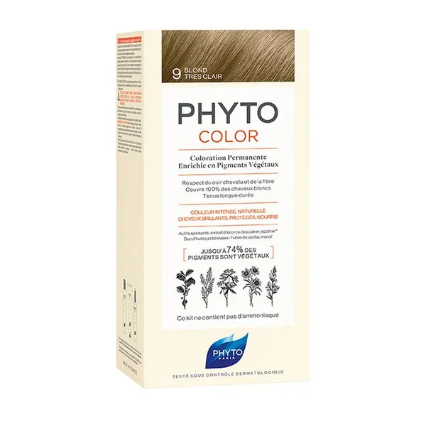 Farba za kosu PHYTO color 9 Blond tres clair dor