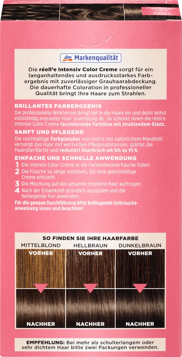 Farba za kosu REELL‘E Intensiv Color Crème 5.01 hladno braon