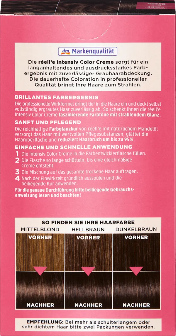 Farba za kosu REELL‘E Intensiv Color Creme 5.6 mokka braon