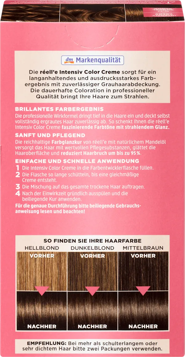 Farba za kosu REELL‘E Intensiv Color Creme 6.0 tamnoplava