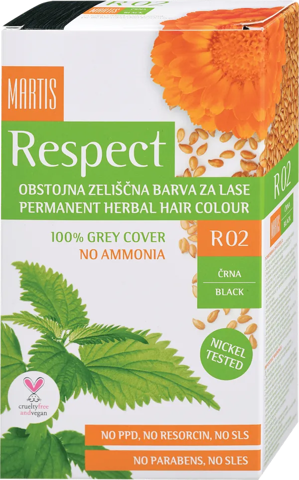 Farba za kosu RESPECT crna 02
