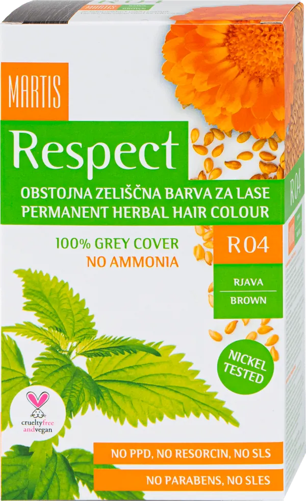 Farba za kosu RESPECT smeđa 04