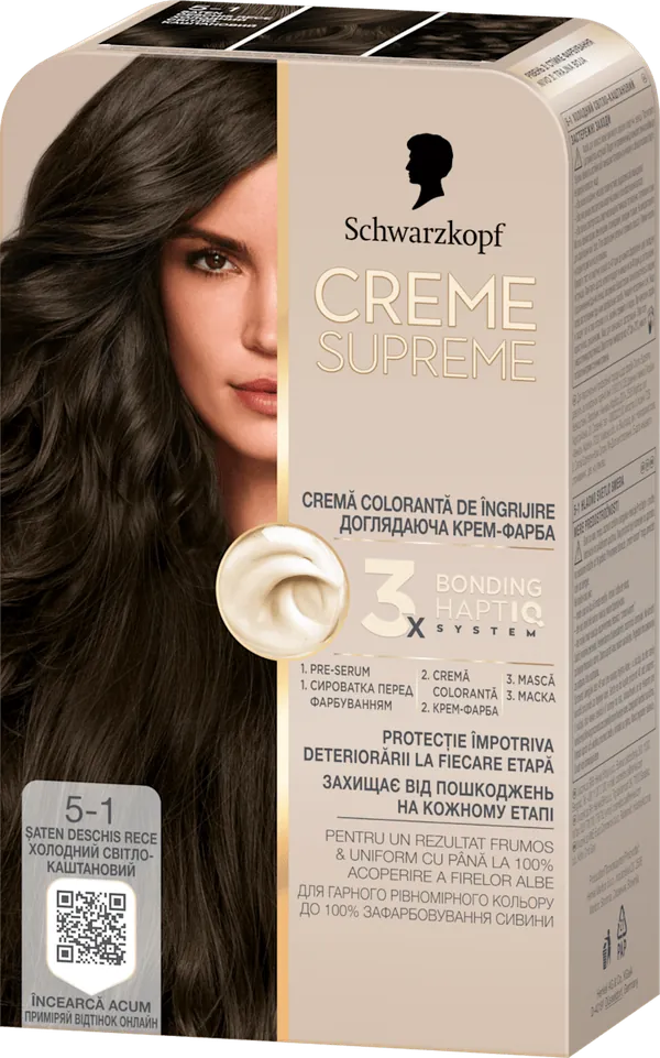 Farba za kosu SCHWARZKOPF Creme Supreme 5-1 cool brown