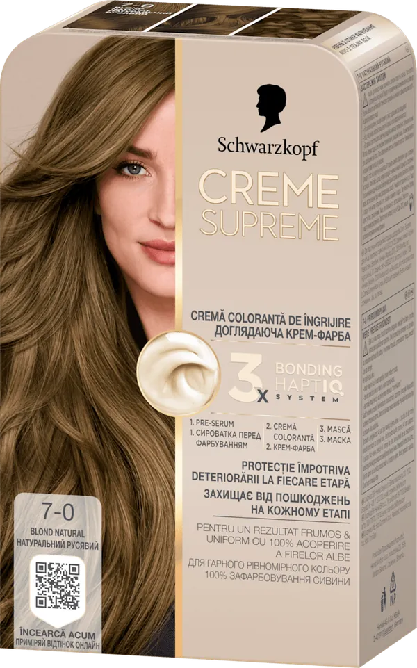 Farba za kosu SCHWARZKOPF Creme Supreme 7-0 dark blond